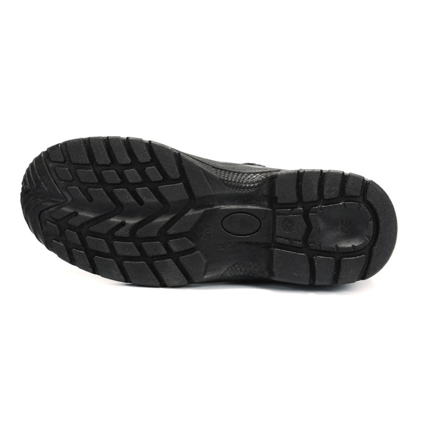 Embossed Cowhide Leather Safety Shoes - Product Description
