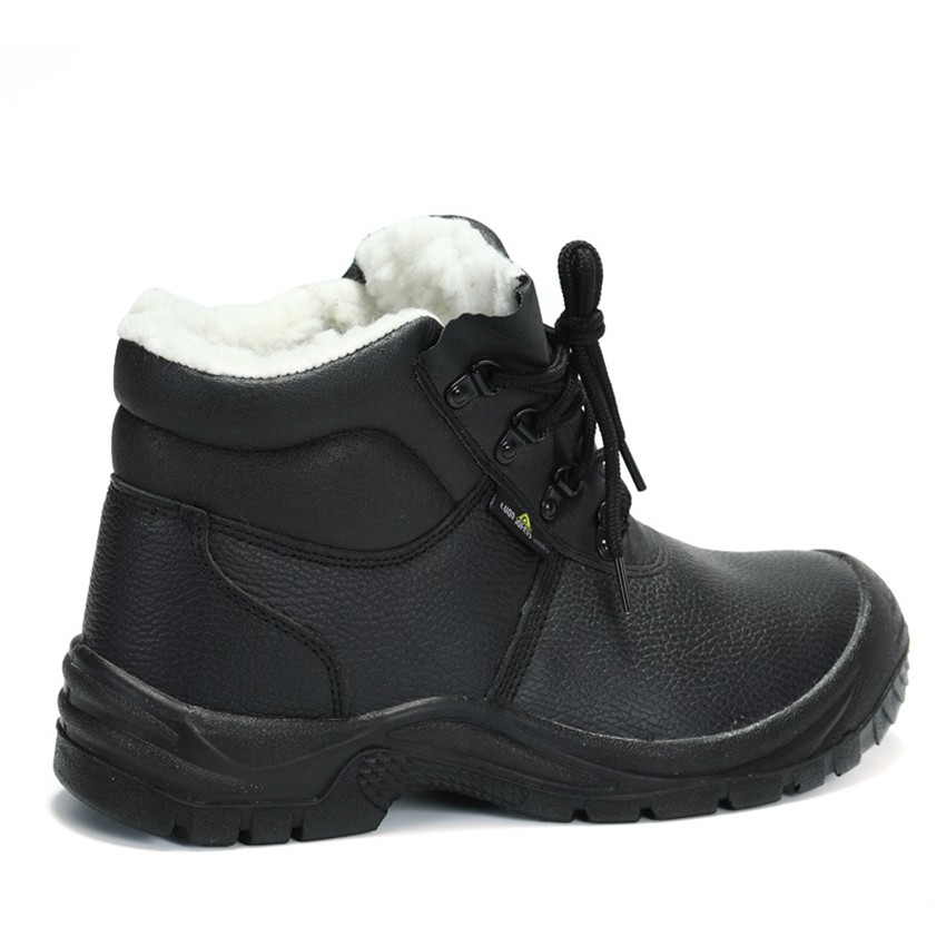 Embossed Cowhide Safety Shoes - Product Description